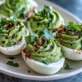 Guacamole Stuffed Deviled Eggs