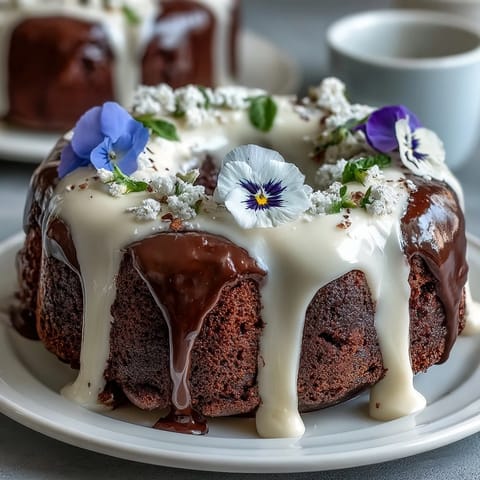 2. Bright and cheerful spring floral drip cake featuring soft vanilla layers, tangy lemon frosting, and vibrant edible blooms for a festive celebration.