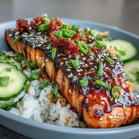 15-Minute Teriyaki Salmon Bowl