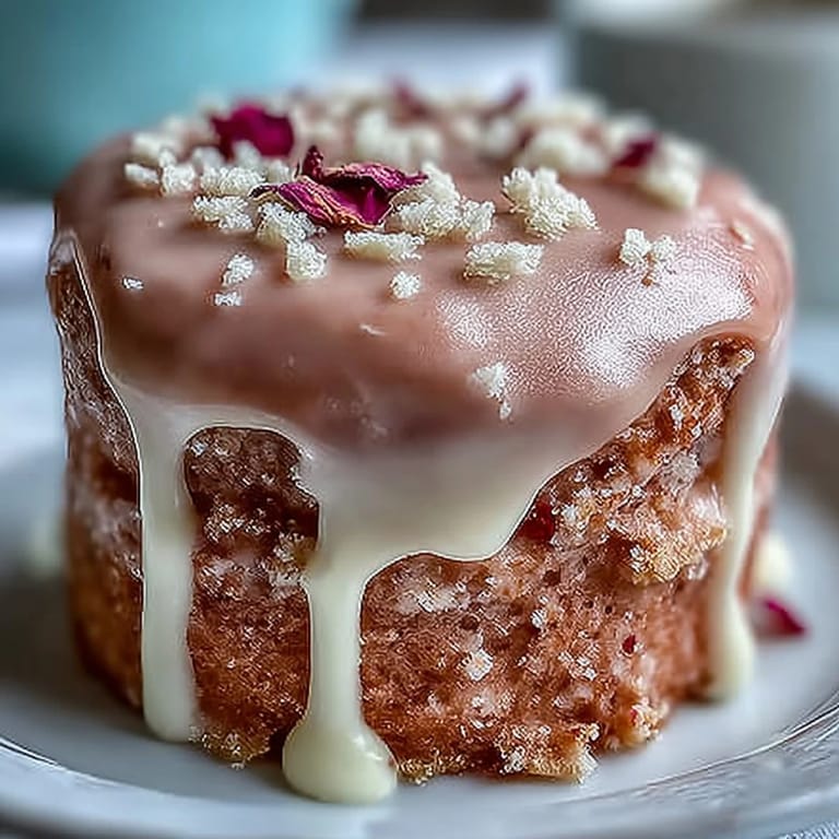 Beautiful pink velvet wedding cake, perfect for a special celebration.