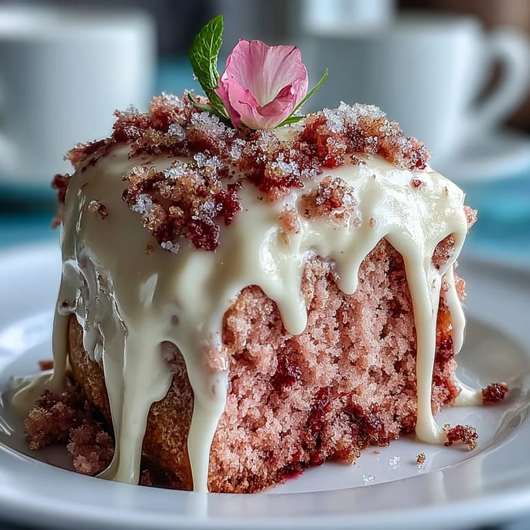 This Bridal Shower Rosé Velvet Cake boasts delicate pink layers and shimmering gold.